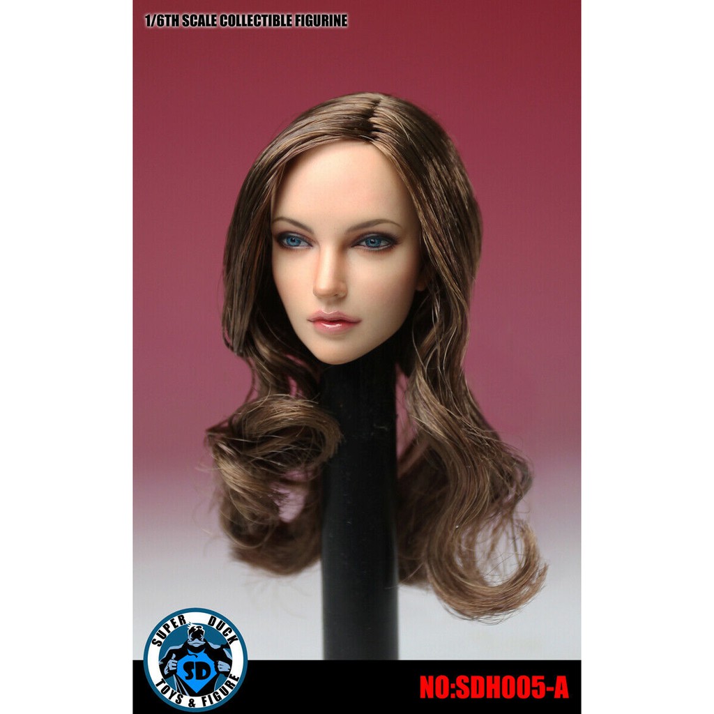Mô hình đầu điêu khắc nữ tỉ lệ 1/6 SDH005A 12"