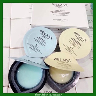Bộ dầu gội dầu xả phục hồi đa tầng nấm Truffle Weilaiya {Mini Test}