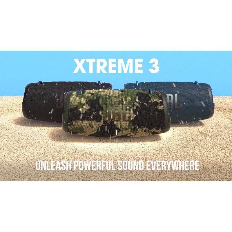 Loa Bluetooth Không Dây Bass Siêu Trầm Xtreme 3 Âm Thanh Lớn Bass Cực Chất, Chống Thấm Nước Tốt