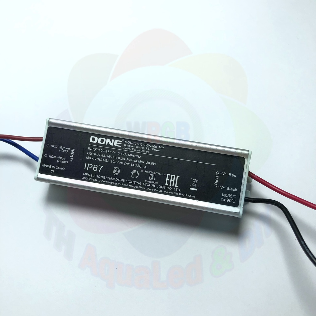 Nguồn Done dòng Led Driver nhôm chống nước, Nguồn chấn lưu 100% Chính hãng chuyên dùng cho đèn LED
