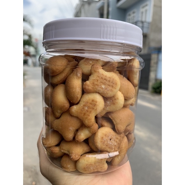 Bánh gấu Thiên Hồng nhân kem ít ngọt hũ 300gr