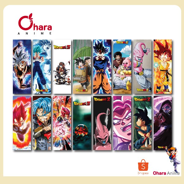 Thẻ đánh dấu sách/ Bookmark truyện tranh Dragon ball - bảy viên ngọc rồng