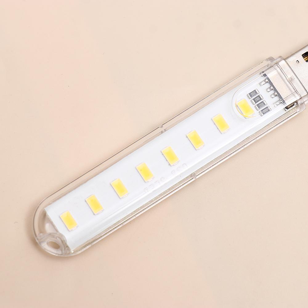 Set 2 Đèn Led 8 Bóng Di Động Cắm USB Cho Máy Tính