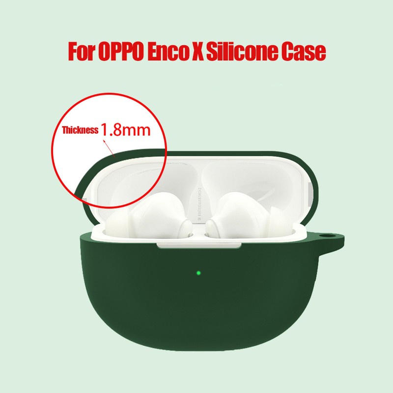Vỏ Bảo Vệ Hộp Sạc Tai Nghe Oppo Enco X Bằng Silicon Chống Trầy