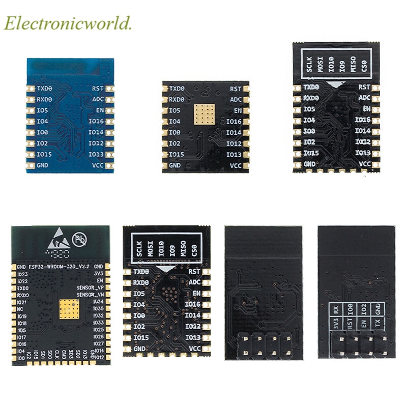 Mô Đun Thu Phát Wifi Không Dây Esp8266 Esp-01 Esp-07 Esp-12E Esp-12F Esp-32 Esp-32S 2.4g