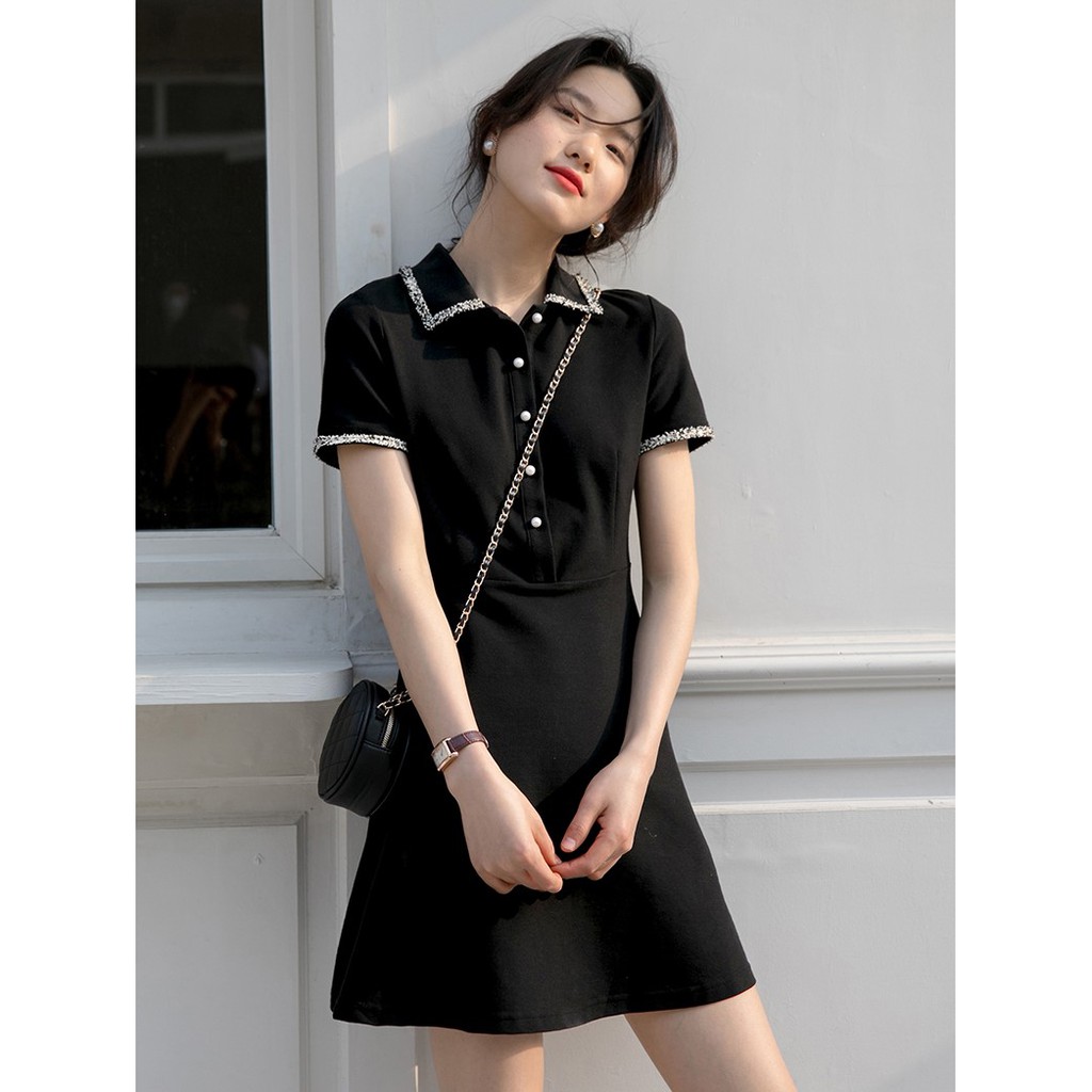 ĐẦM PHỐI VIỀN CỔ & TAY | LUCIA