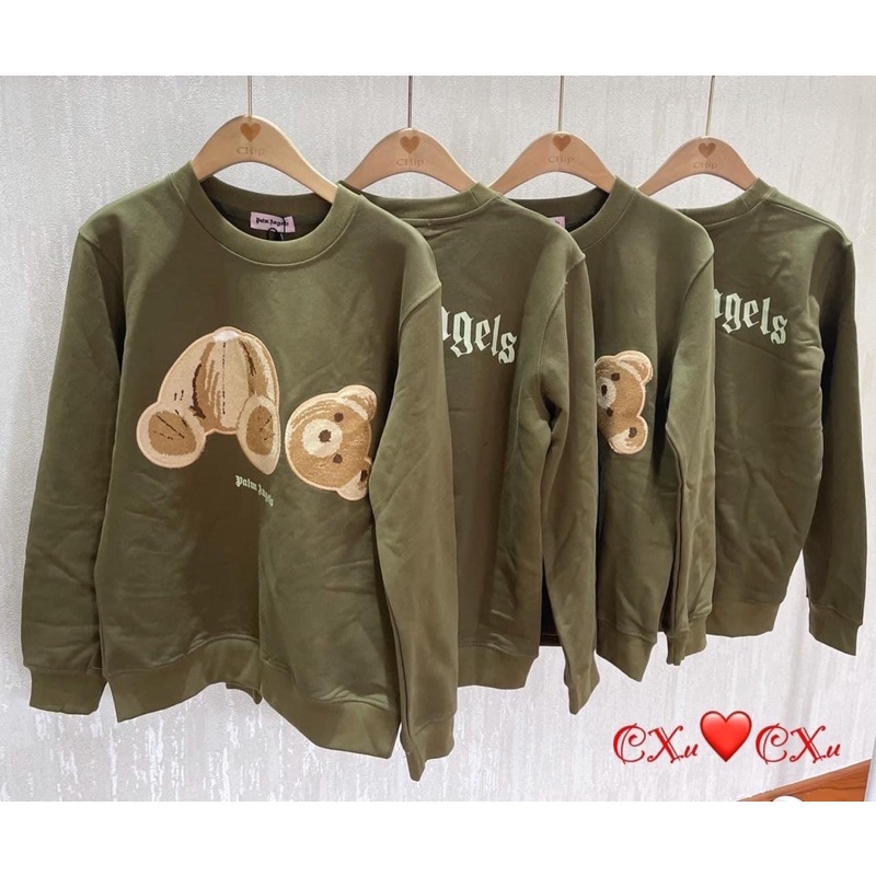 [ CÓ ẢNH THẬT + VIDEO TỰ QUAY ] Áo Dài Tay Hình Gấu Chất Nỉ Dày Dặn Hàng Quảng Châu Cao Cấp | BigBuy360 - bigbuy360.vn