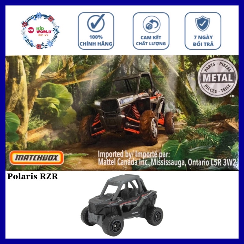 Xe mô hình Matchbox Box Polaris RZR 59/100. Tỷ lệ 1:64.