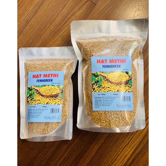 Hạt Methi Ấn Độ gói 1kg