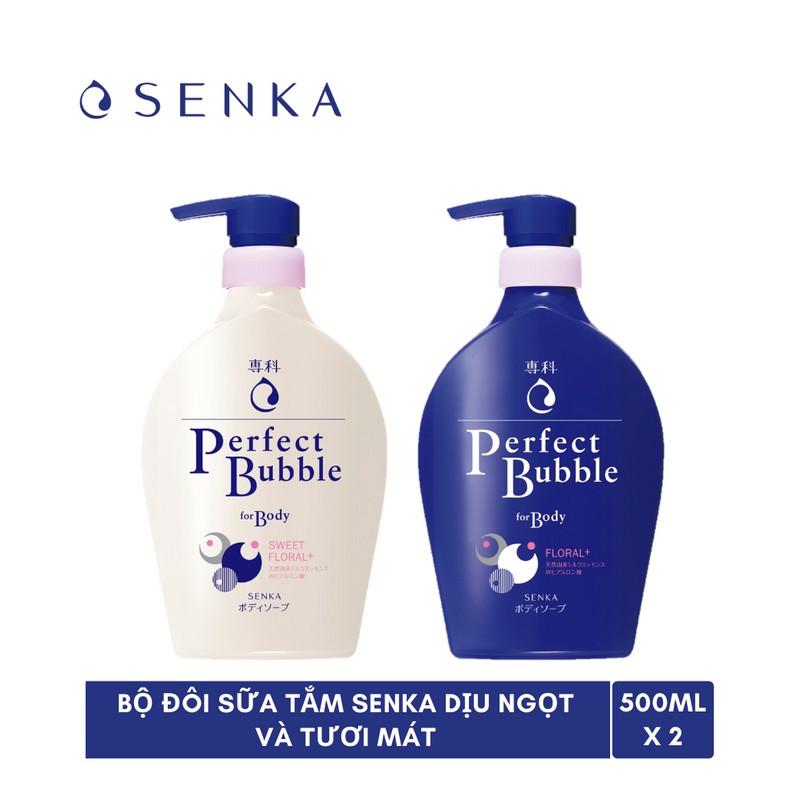 Bộ đôi sữa tắm Senka dịu ngọt và tươi mát (500mlx2)_95232 | BigBuy360 - bigbuy360.vn
