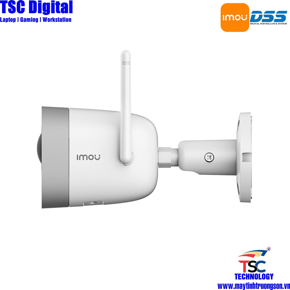 Camera IP Wifi 2.0MP IPCG26EP IMOU Full HD 1080P Chống Nước | Kèm Thẻ Nhớ Lưu Trữ 128Gb