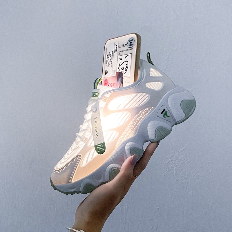 Giày sneaker nữ mùa hè lưới thoáng khí vải cao cấp màu trắng siêu mát hot 2023 Top Shoes Size 36-40 (025)