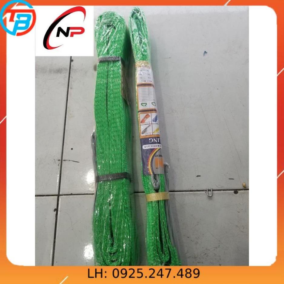 Dây bẹ vải cẩu hàng 2 Tấn 12 mét.bản rộng 50mm.kiim khí nhất phát
