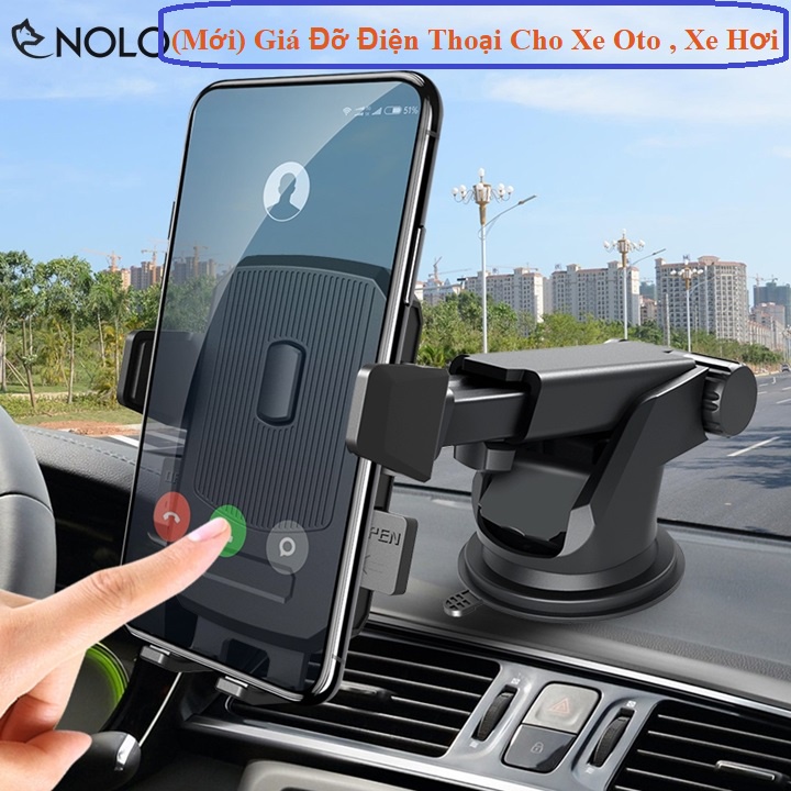 (Mới) Giá Đỡ Điện Thoại Cho Xe Oto , Xe Hơi - Hoco Ca83 Có Đế Hít