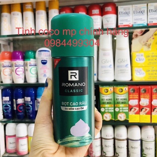 Bọt cạo râu romano shaving foam ,bọt mịn cạo êm 175ml, hương classic