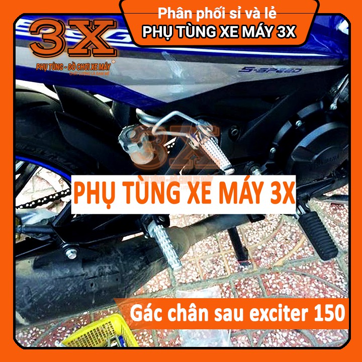 🔥🔥[ Chính hãng ]🔥🔥 Gác chân sau exciter 135 - 150 kèm ốc gắn | Gác chân phụ exciter 135 - 150 [ bảo hành 1 năm ]