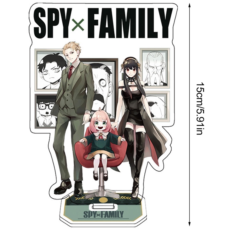 Mô Hình Nhân Vật Phim Anime Spy X Bằng Acrylic Kích Thước 15cm