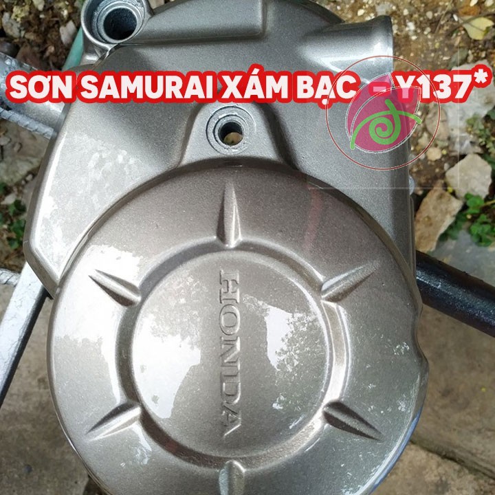 Y137 SƠN SAMURAI SƠN XỊT MÀU màu xám bạc Y137 (400ML)