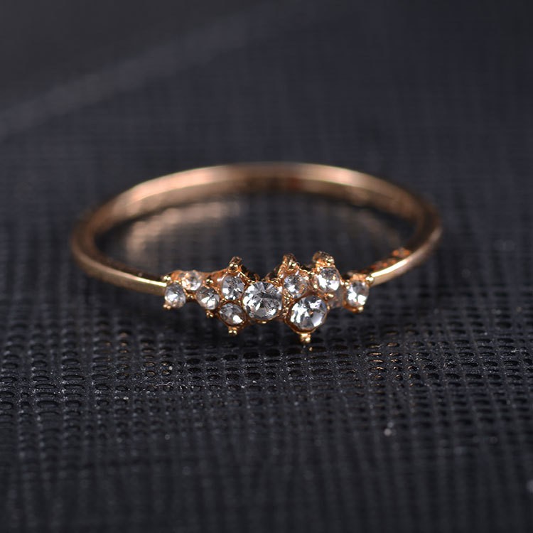 Nhẫn 18k thời trang đơn giản Nhẫn vàng Phụ kiện nữ