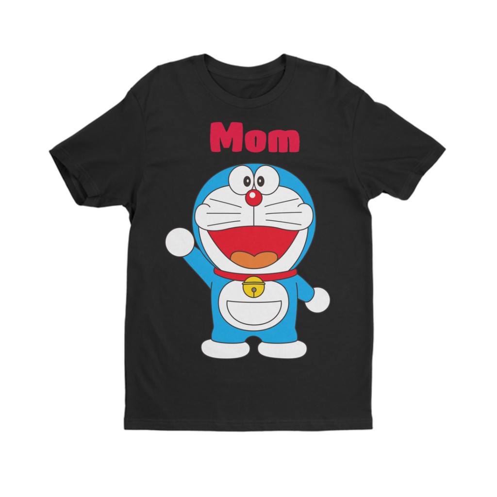 Áo thun doraemon gia đình Mom Dad