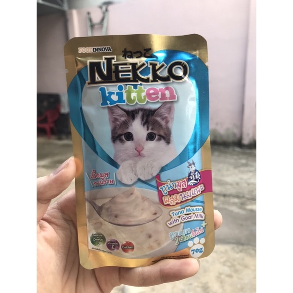 Patê Nekko Kitten 70g cho mèo con