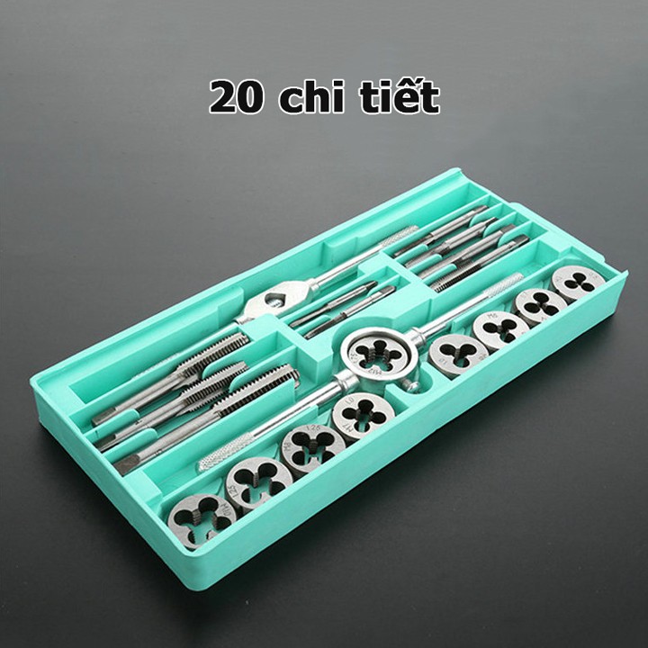 Taro ren 12 20 40 chi tiết bộ tạo ren trong và ngoài hợp kim siêu cứng , nhổ ốc gẫy 6pc