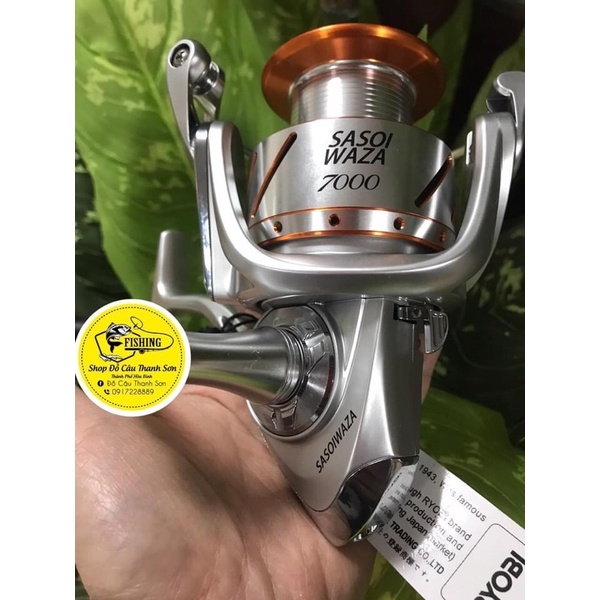 Máy câu Ryobi Sasoi Waza 7000/8000 săn hàng