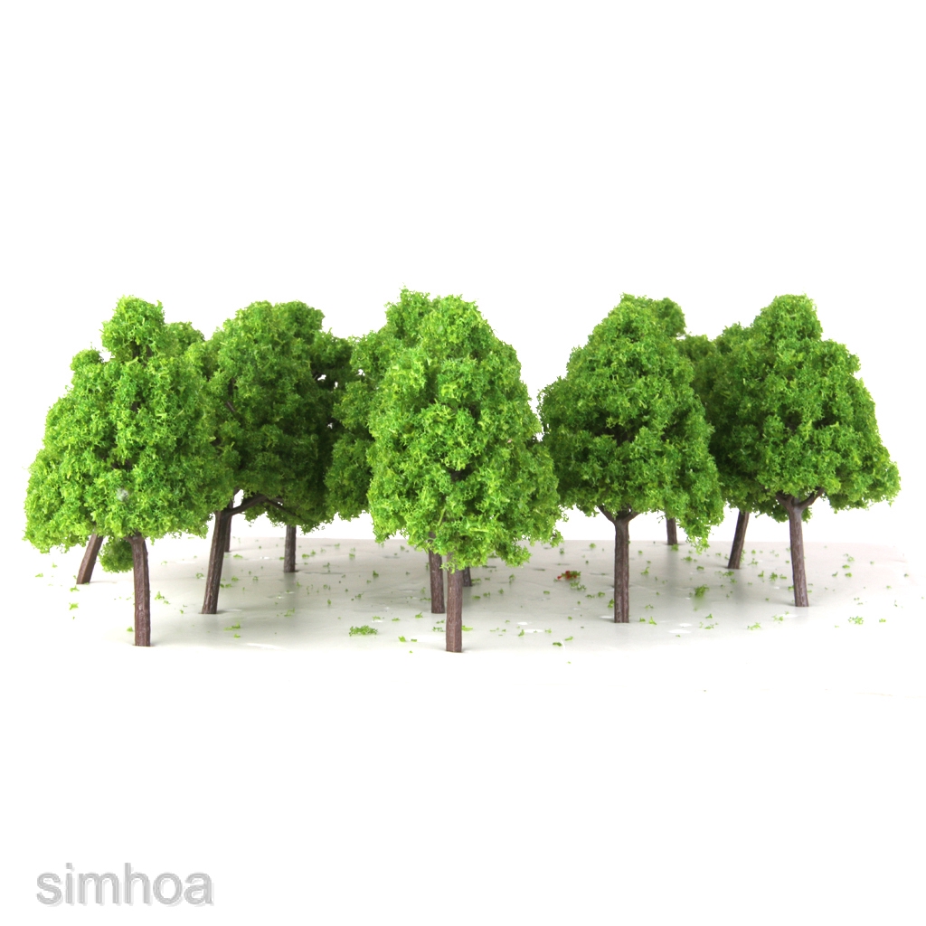 Set 25 Mô Hình Cây Thông Trang Trí Phong Cảnh Tỉ Lệ 1 / 150