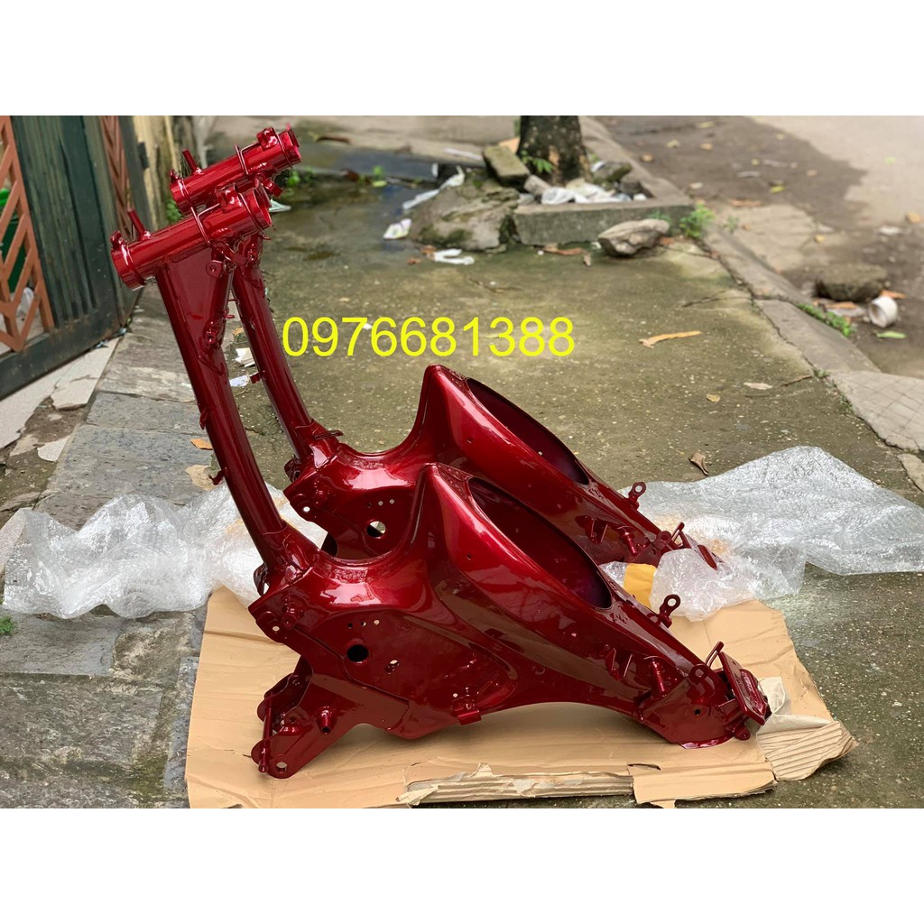 Khung super dream xanh và đỏ chính hãng