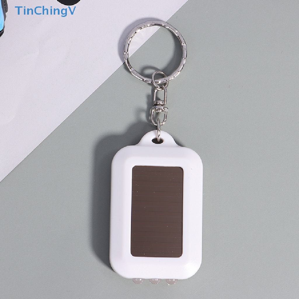 [TinChingV] 1 Chiếc Móc Khóa Đèn Pin Năng Lượng Mặt Trời Mini