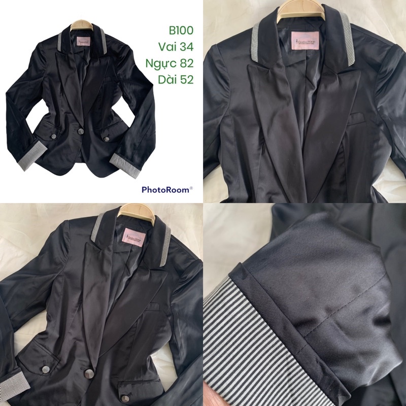 Áo vest/blazer B100 2hand Hàn si tuyển (ảnh thật)