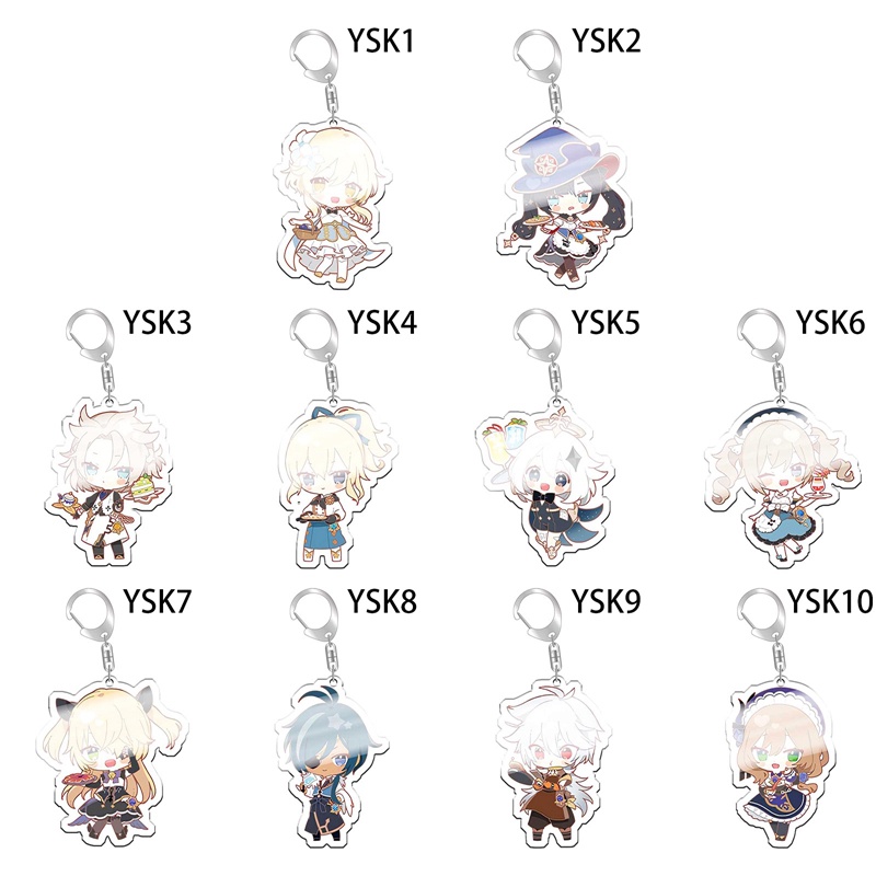 Móc Khóa Phong Cách Anime Xinh Xắn