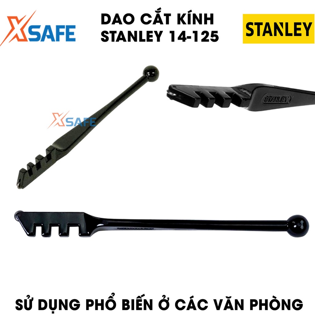 Dao cắt kính STANLEY 14-125 cắt sâu tối đa 3mm Cắt kính Stanley bánh xe mài nổi, điểm cắt chính xác, mượt