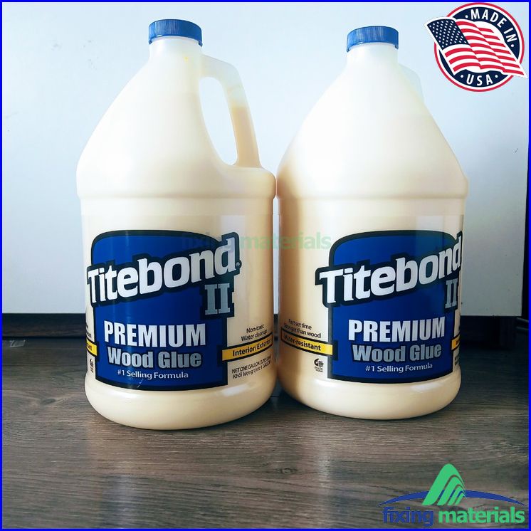 Keo dán gỗ CHÍNH HÃNG Titebond II Premium Wood Glue, Chai xanh 3.785L, Made in USA