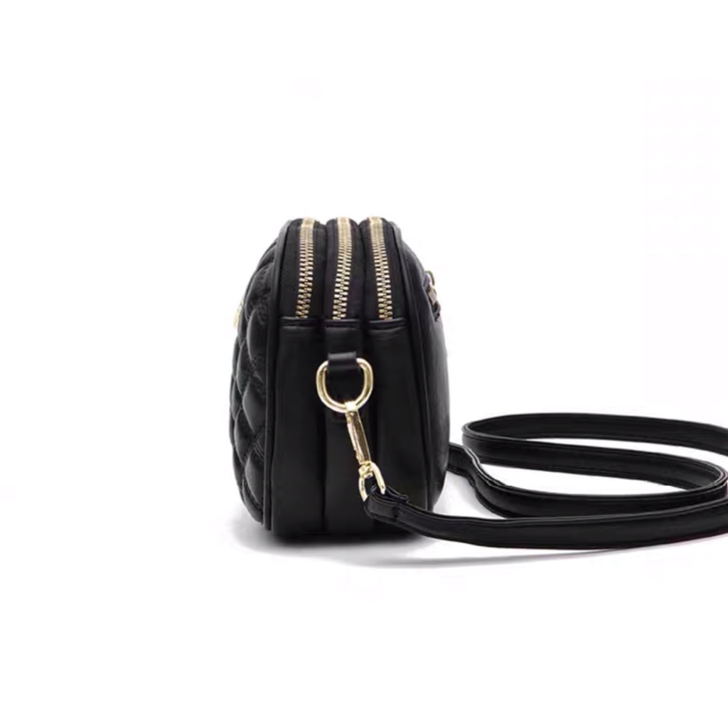 Túi Xách Nữ Đeo chéo vân vuông nổi HaNa