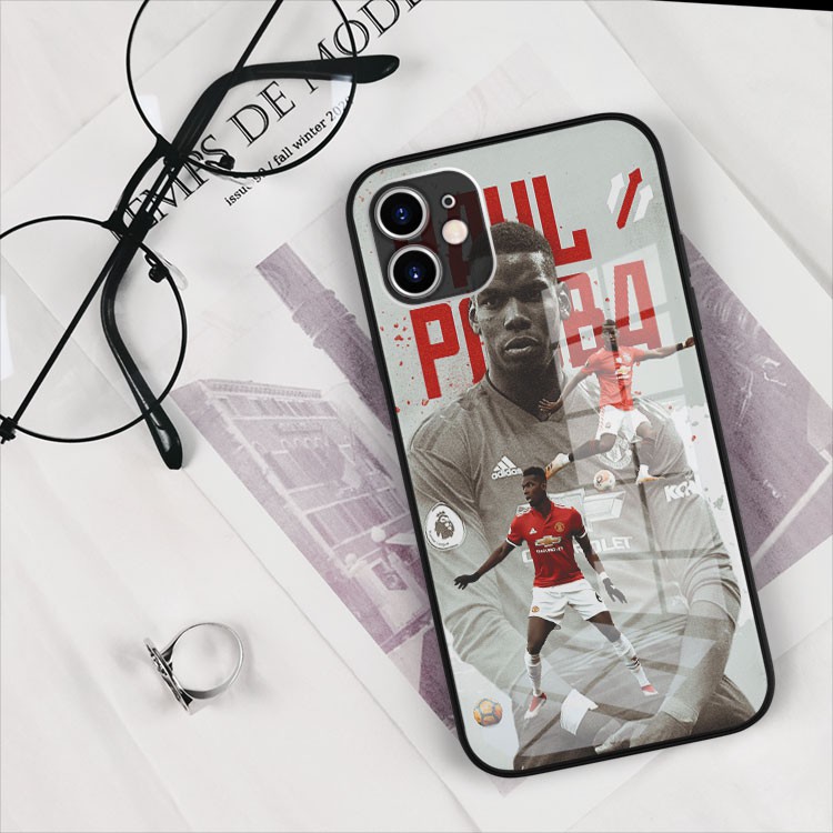 Ốp lưng kính xsportcase Paul Pogba sút bóng Iphone 7 - Iphone 12 pro max OK-FOO20010214