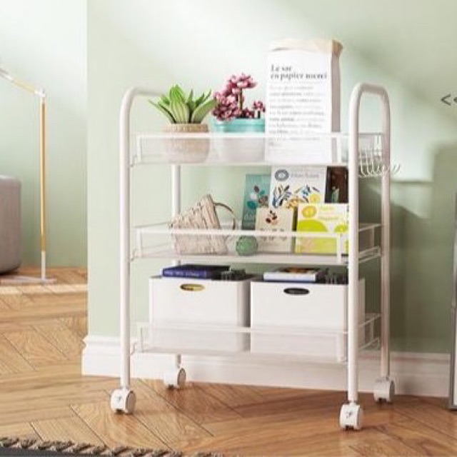 Kệ Spa, Nail 3 Tầng Khay Mắt Lưới