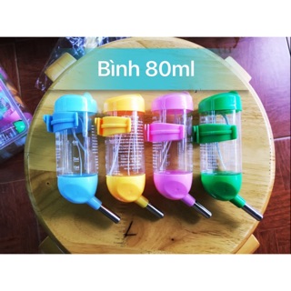 BÌNH NƯỚC BI 80ML CHO HAMSTER CÓ BI ( KHÔNG BAO GỒM GIÁ ĐỠ )
