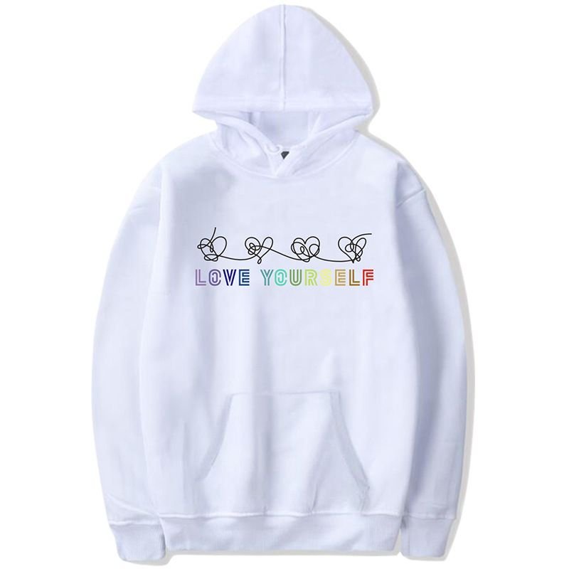 Áo hoodie BTS LOVE YOURSELF áo nỉ dài tay thu đông có mũ