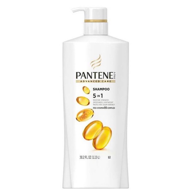 Dầu gội Pantene 5 in 1 Pro Vitamin B5 Complex Shampoo, 1.13l