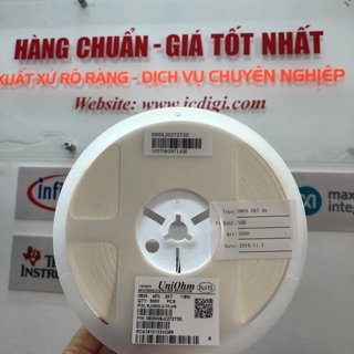 Điện trở 0805 giá trị 2k7 5%