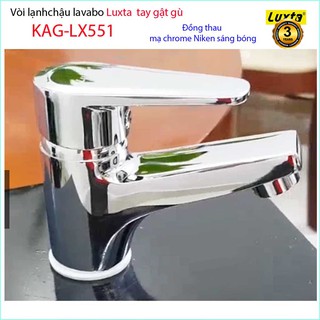 VÒI LAVABO LẠNH GẬT GÙ LUXTA KAG-LX551