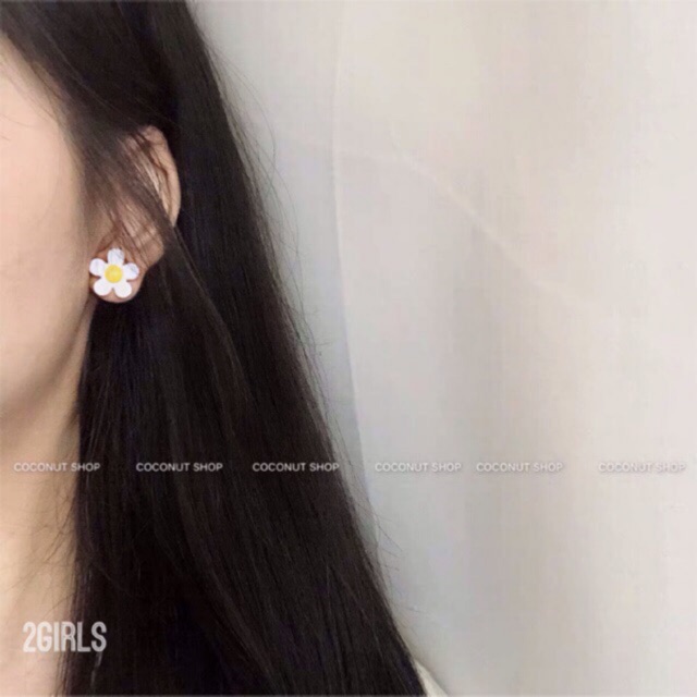 Bông tai hoa nhiều màu xinh tươi mùa hè