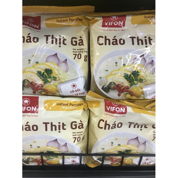 cháo viFon 4  vị cho các mẹ lựa chọn