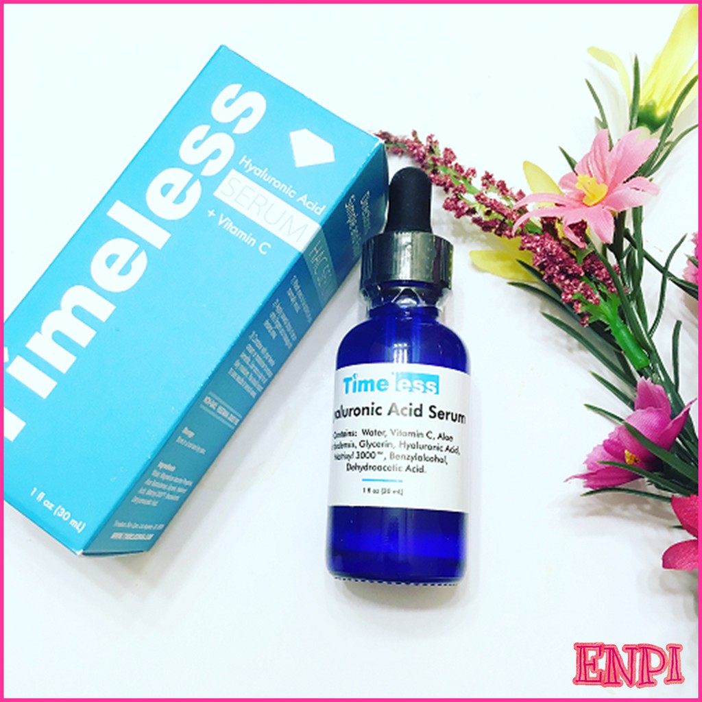 Cấp nước sáng da Timeless Hyaluronic Acid Vitamin C Serum