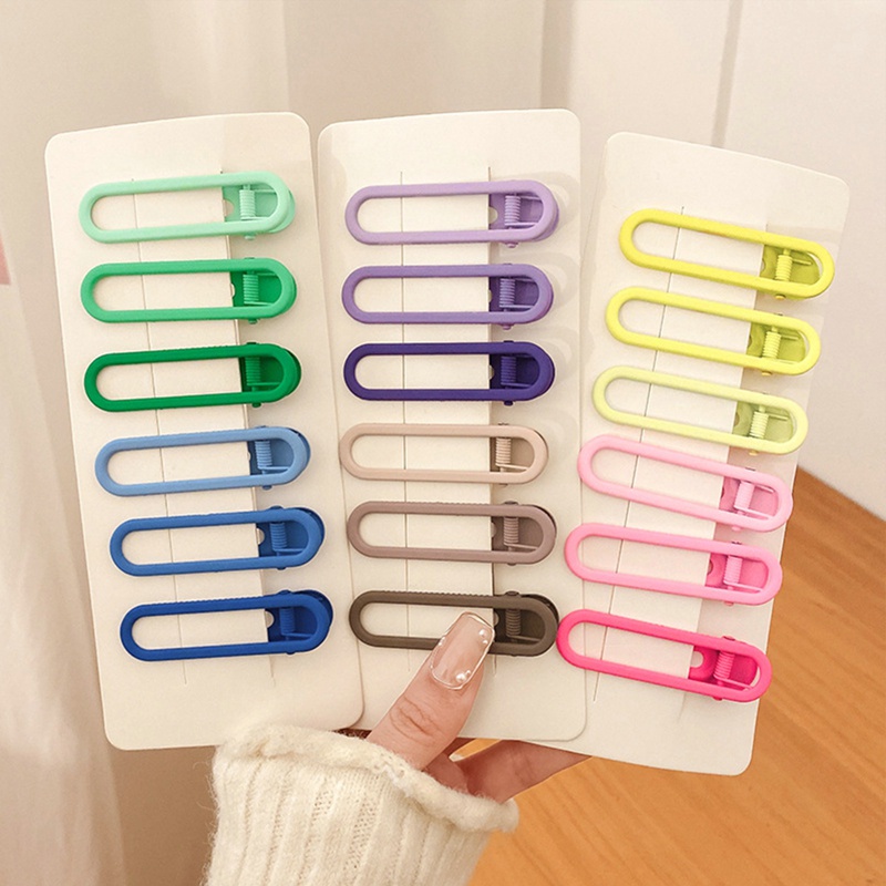 Bộ 3 Kẹp Tóc Trang Trí Kiểu Dáng Hình Học Thời Trang