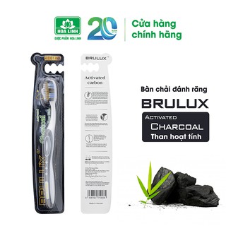 Bàn chải đánh răng Brulux Activated Charcoal than hoạt tính