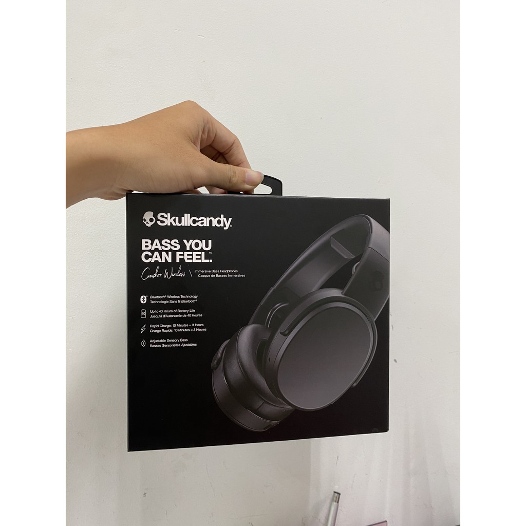 Tai Nghe Chụp Tai Skullcandy Crusher Bluetooth Wireless Over-Ear Headphone - Hàng Google Partners