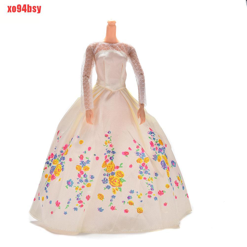 1 Đầm Dạ Hội Thời Trang Cho Búp Bê Barbie 94bsy