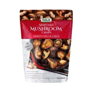 Nấm hương sấy giòn tỏi ớt - dj&a smoked chilli & garlic shiitake mushroom crisps